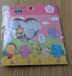 コジコジ×チェゴシム　クリスタルシール　おはじきシール