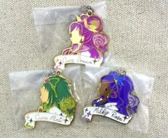 プリキュア一番くじ F賞 シルエットメタルチャーム 3点セット