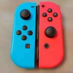 【美品純正完動品】任天堂Joy-Conコントローラー 青赤㉚