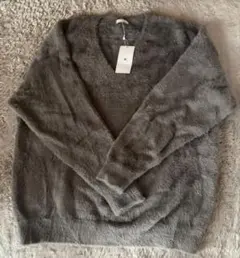 アーバンリサーチ　ミニシャギーVネックニット　カラーCHA