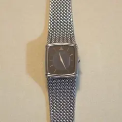 稼働 SEIKO CREDOR 腕時計 オニキス スクエア シルバー 3897 - メルカリ