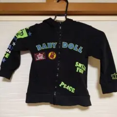 BABY DOLL パーカー 100cm 黒