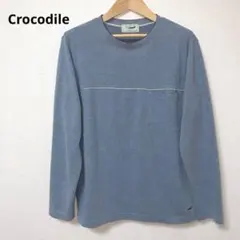 CROCODILE クロコダイル グレー 長袖 カットソー M おしゃれのサムネイル