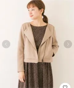 Acuta アクータ　フェイクスエードブルゾン　Free size