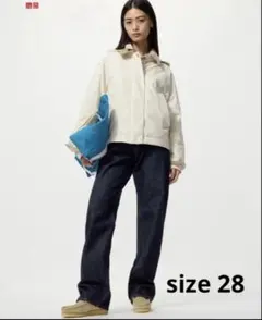 UNIQLO JWA ストレートジーンズ/丈長め 28