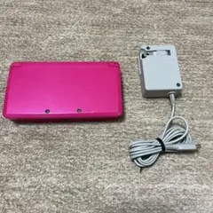 Nintendo 3DS グロスピンク 本体＋充電器