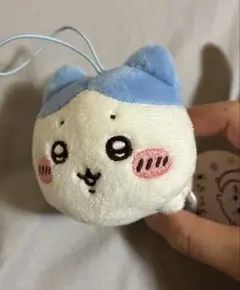 未使用タグ付　ちいかわ　ねそべりマスコット　ハチワレ