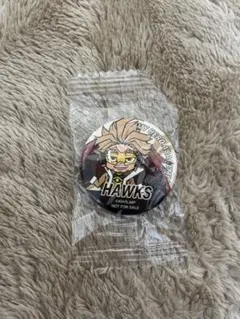 ヒロアカ　ホークス くら寿司缶バッジ