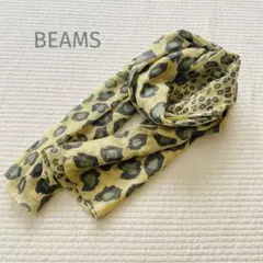 薄手ストール 春夏 BEAMS HEART レオパードのサムネイル