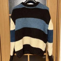 ZARA ニットセーター Mサイズ ストライプ