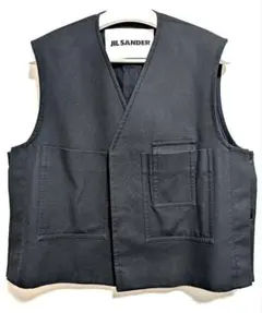 【新品同様】JIL SANDER ブラック ベスト 黒【美品】 2025年最新】JIL SANDER カラー：ブラック系 ベストの人気