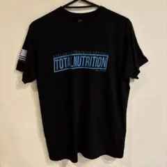 TOTAL NUTRITION ジム系プリントTシャツ M 黒