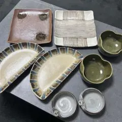高級和食器 18点まとめ売り 3枚×6種セット 作家物 小鉢 長角皿 盛鉢