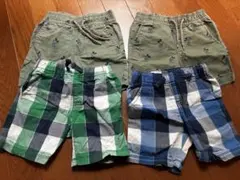 双子　ミッキーマウスハーフパンツ4着セット