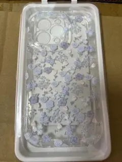 iPhone13Pro クリアケース 花柄