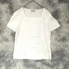 【Aylesbury】半袖 フリル Tシャツ Lサイズ 白