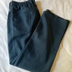 【美品】GU ダークグリーン イージーパンツ スラックスＬ