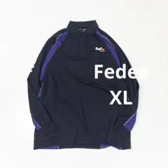 Fedex 企業ロゴ長袖ポロシャツ ヴィンテージ 古着