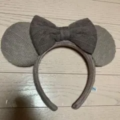 新作 ディズニー ミニー カチューシャ ブラウン リボン