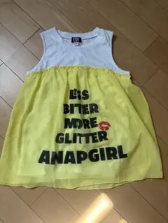 ANAP GiRL アナップガール Mノースリーブ トップス イエローのサムネイル