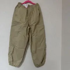 キッズ ベージュ カーゴジョガーパンツ 140