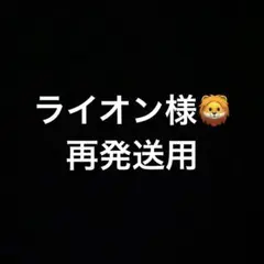 ライオン様　再発送用