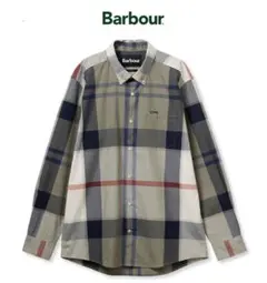 Barbour タータン チェック ボタンダウン シャツ Mサイズ