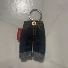 デニムパンツ型キーホルダー