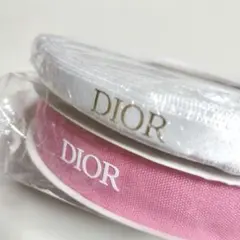 NEW❤️ディオール　リボン　ロール　ピンクスター ディオールリボン☆ピンク&スター1ロール50m