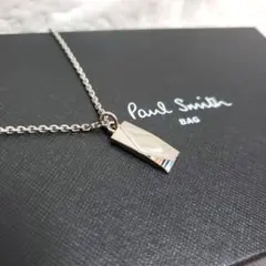 Paul Smithポールスミスツイストマルチストライプシルバーネックレス極美品 Paul Smith ポール・スミス マルチストライプ ネックレス