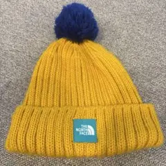 THE NORTH FACE イエローポンポンニット帽　ベビー