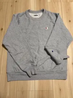 Champion グレー クルーネック トレーナー