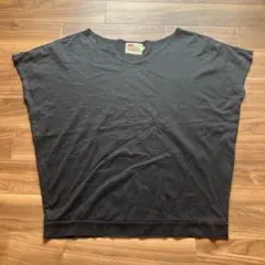 トラディショナルウェザーウェア Tシャツ 黒 M ワイド ボートネックのサムネイル