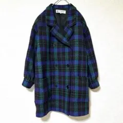 ジバンシィ GIVENCHY コート チェック ダブルブレスト ヴィンテージのサムネイル
