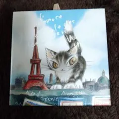 猫のダヤン‼️池田あきこ‼️アートタイル‼️木ノ花美術館限定‼️15