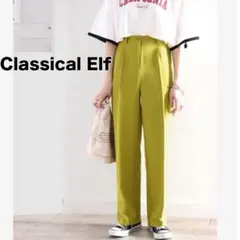 【Classical Elf】センタープレス タック ワイド イージー パンツのサムネイル