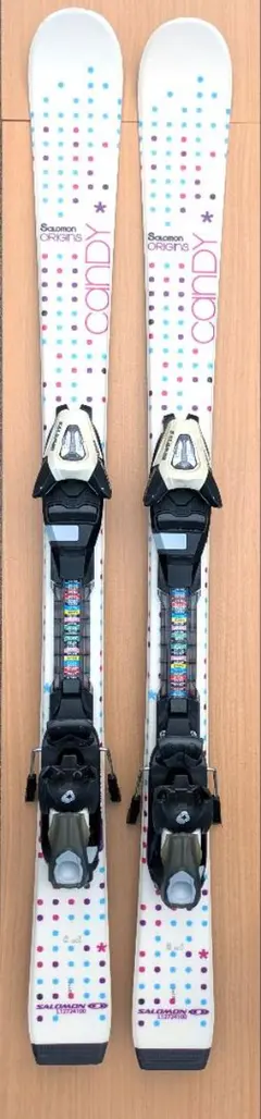 サロモン ジュニアスキー板 24 HOURS 120cm ビンディング付き 美品