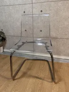 IKEA トービアス TOBIAS ダイニングチェア 透明 クリア - メルカリ