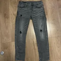 American Eagle ダメージジーンズ グレーのサムネイル