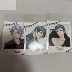 ツイステ　フォト風カード　くつろぎマイルーム　アズール　ジェイド　フロイド