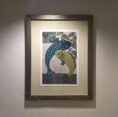 万博限定・新品】 ミャクミャク 布引焼「琵琶湖」 絵画風アート 会場内