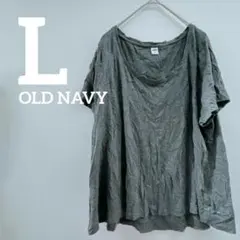 ⭐️435 OLD NAVY Lサイズ カットソー 半袖 Tシャツ 薄手のサムネイル