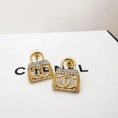 CHANEL ピアス ノベルティ ココマーク ゴールド キラキラ - メルカリ