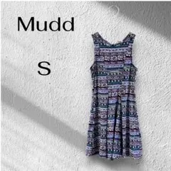 Mudd マルチカラーノースリーブチュニック 【S】