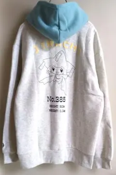【値下】ポケモン ジラーチ 裏起毛パーカー M 新品