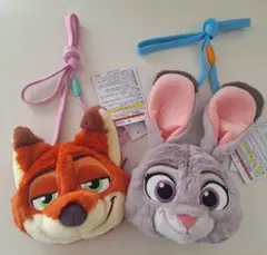 【新品】東京ディズニーランドズートピア　ニック　ジュディ　ショルダーバッグセット