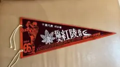 第66回全国高校野球選手権大会 記念ペナント 1984年全49校まとめ売り 第66回全国高校野球選手権大会 記念ペナント 5枚セット(赤) 1984年
