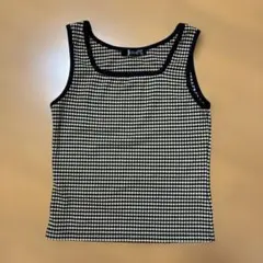 JURVE ドット柄 ノースリーブトップス