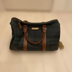 Polo Ralph Lauren チェック柄ボストンバッグ