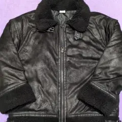 ANAP KIDS ボア付きブラックジャケット L